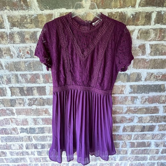francesca's burgundy dress Embellished Halter Top – Arabellaa main image 0